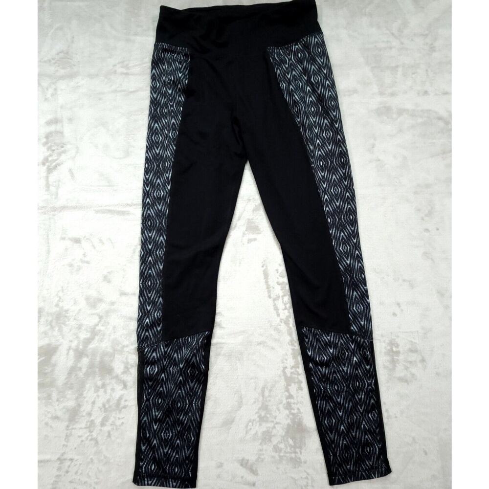 ATHLETIC WORKS Women's Black Activewear DriWorks Leggings Size S
